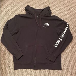 The North Face Charcoal Zip-Up Hoodie
